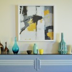 Staged Mantlepiece
